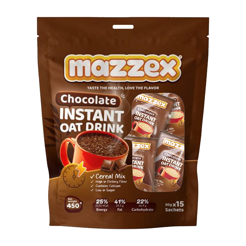 Mazzex Chocolate Instant Oat Drink 450g